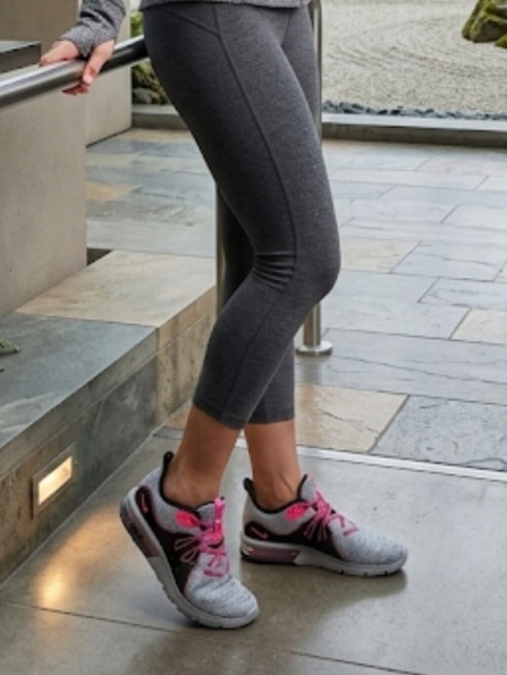​Nike Air Max Bella TR 5 Gray Pink Training Shoes Women’s
